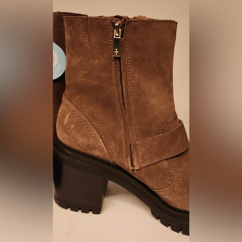 Kenneth Cole Women's Rhode Heel Buckle Women’s Brown Ankle Boot Size 10 - Picture 5 of 14